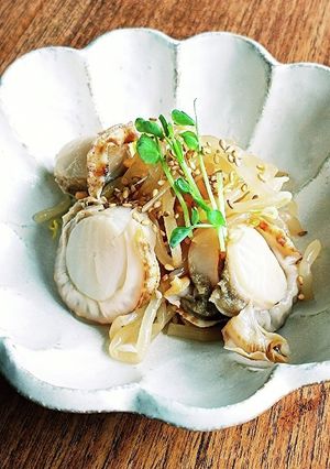 中華ドレdeボイルミニ帆立のもやし和え-レシピのメイン写真