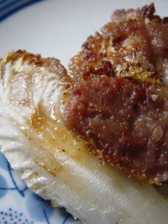 白菜のひき肉のっけ焼き-レシピのメイン写真
