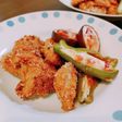 オーブンで!鶏胸肉のカレーパン粉焼