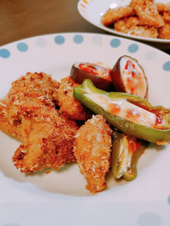 オーブンで!鶏胸肉のカレーパン粉焼-レシピのメイン写真