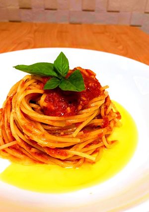 感動!!簡単!本格!生トマトだけのパスタ-レシピのメイン写真