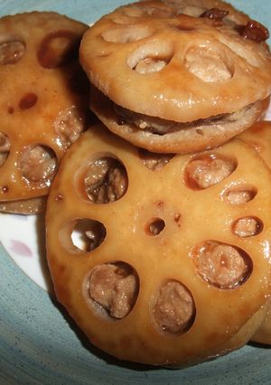 蓮根サンドのハンバーグ-レシピのメイン写真