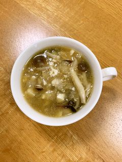 鶏肉ときのこのおろし生姜スープ-レシピのメイン写真