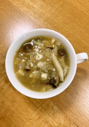 鶏肉ときのこのおろし生姜スープ-レシピのメイン写真