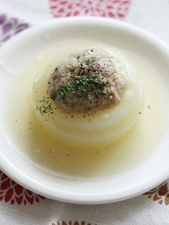 トロリとほどける♪旬の新玉ねぎの肉詰め-レシピのメイン写真