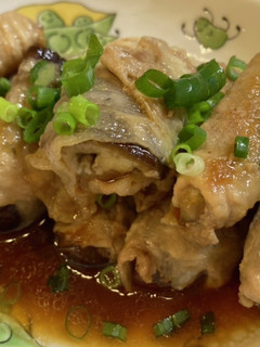 茄子の豚ロース巻き甘酢煮-レシピのメイン写真