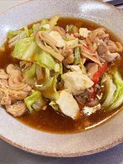 豚肉とカニカマと豆腐の炒め煮-レシピのメイン写真