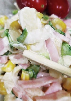 うちの味♤保存に強い癒やしのりんごサラダ-レシピのメイン写真