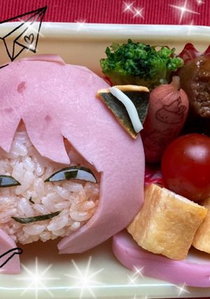 アーニャ キャラ弁-レシピのメイン写真