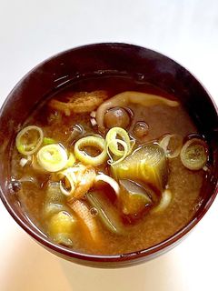 茄子ときのこのお味噌汁-レシピのメイン写真