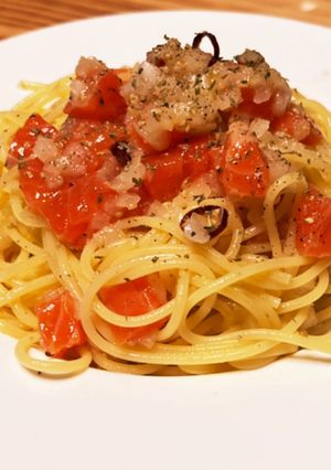 サーモンの冷製パスタ-レシピのメイン写真