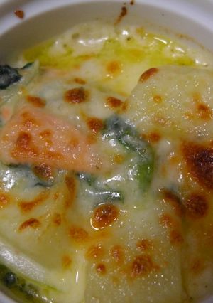 サーモンポテトグラタン（バター無）-レシピのメイン写真