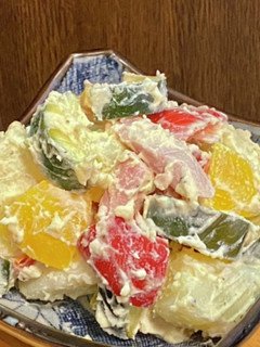 彩り・パプリカとズッキーニのポテトサラダ-レシピのメイン写真