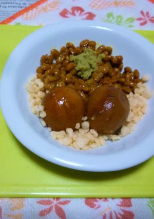 梅の日にちなみ梅干し＋納豆のタパス-レシピのメイン写真