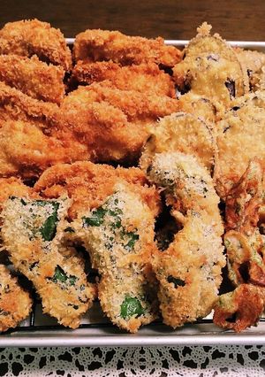 豚ももブロックと野菜のフライ♪覚え書き-レシピのメイン写真
