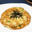 グリーンピースと豆腐の山芋焼き