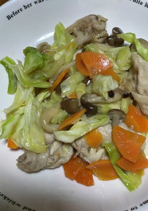 豚バラと野菜の味噌炒め-レシピのメイン写真