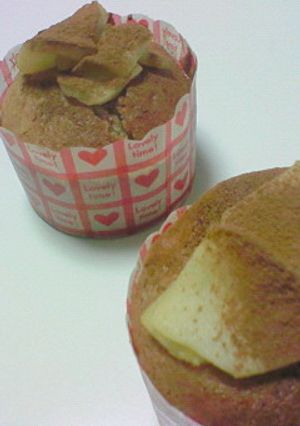 リンゴシナモンマフィン-レシピのメイン写真