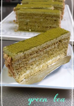 抹茶で♡作りやすいグリーンティーケーキ♡-レシピのメイン写真