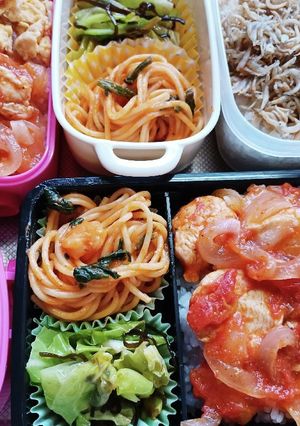 高校生息子、旦那、娘弁当(6/7)-レシピのメイン写真