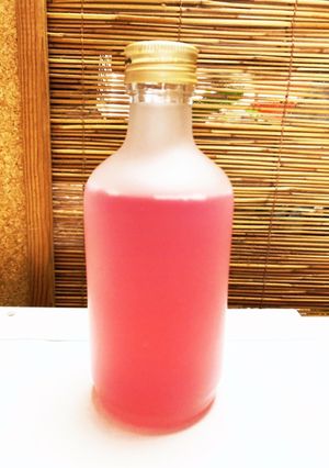 6月初旬摘みの青しそジュース-レシピのメイン写真