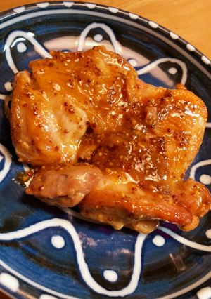 大人の甘辛☆鶏肉のハニーマスタード焼き-レシピのメイン写真