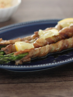 アスパラの豚肉巻きはちみつレモン照り焼き-レシピのメイン写真