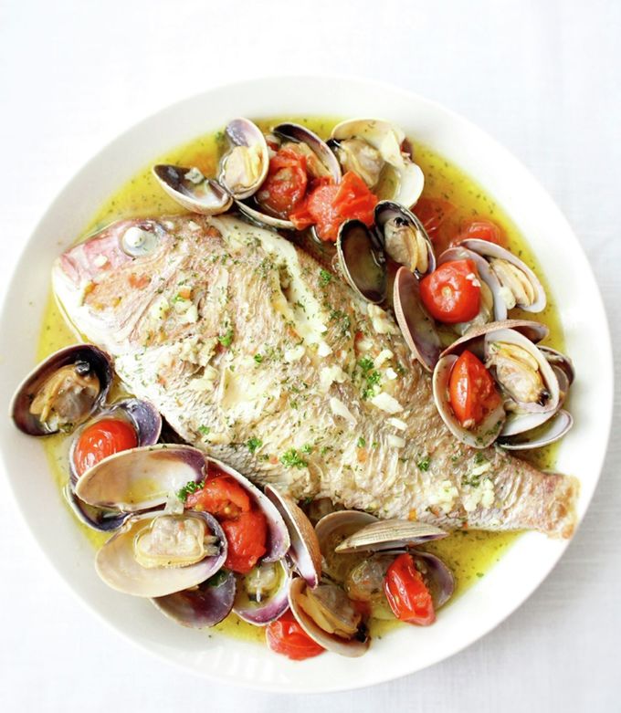 食品サンプル　アクアパッツァ 食品サンプルアクアパッツァ