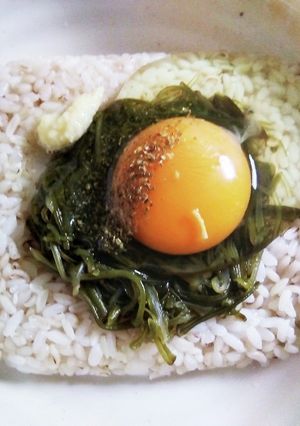 卵めかぶ飯-レシピのメイン写真