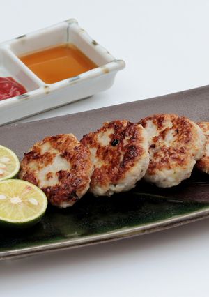 シャキシャキ食感のお手軽れんこんつくね-レシピのメイン写真