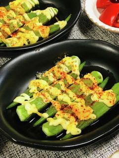 簡単オクラのマヨネーズ焼き-レシピのメイン写真