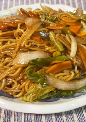 ソース焼きそば-レシピのメイン写真