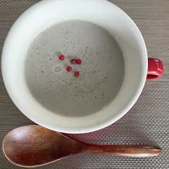 食物繊維⤴️ごぼうと舞茸の豆乳ポタージュ-レシピのメイン写真
