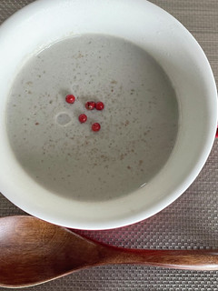 食物繊維⤴️ごぼうと舞茸の豆乳ポタージュ-レシピのメイン写真