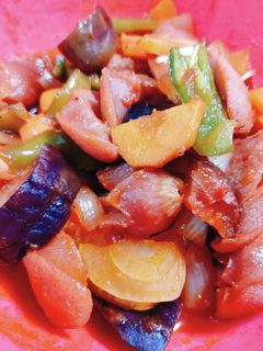 お弁当用☆ソーセージと野菜のケチャップ煮-レシピのメイン写真