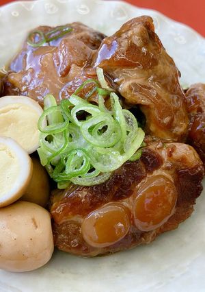 軟骨そーきと即席うずらの煮卵-レシピのメイン写真