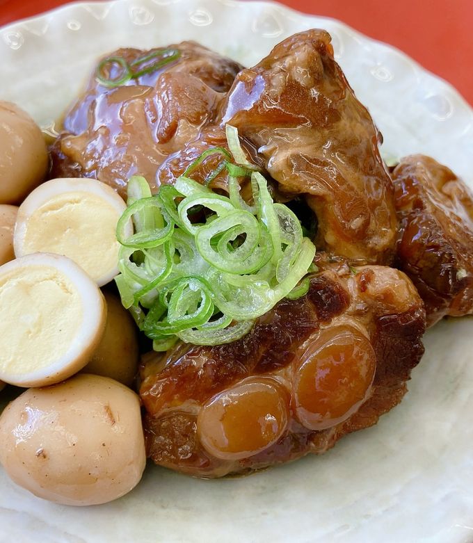 軟骨そーきと即席うずらの煮卵 by オキハム 【クックパッド】 簡単