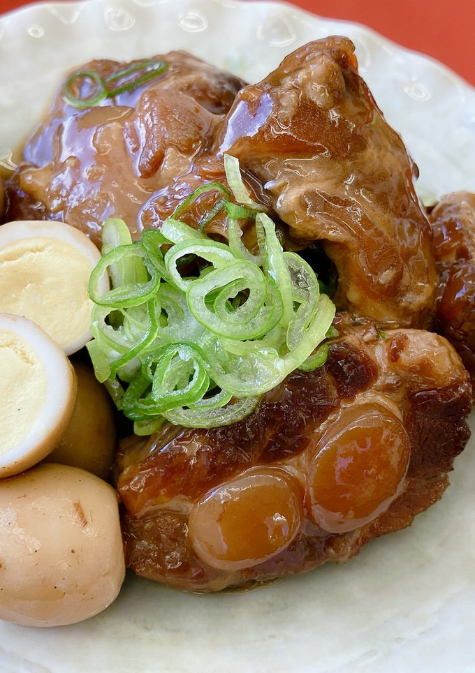 軟骨そーきと即席うずらの煮卵-レシピのメイン写真