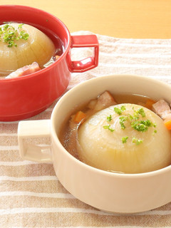 玉ねぎのまるごとスープ-レシピのメイン写真
