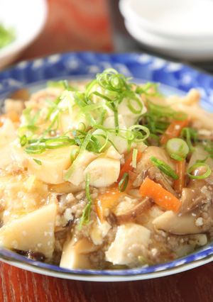 食感を楽しむ!和風麻婆豆腐-レシピのメイン写真