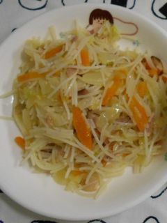 保育園給食★焼きビーフン-レシピのメイン写真