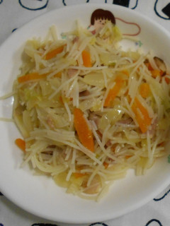保育園給食★焼きビーフン-レシピのメイン写真