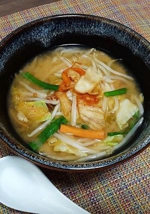 ベジ♪チゲ風みそ汁-レシピのメイン写真