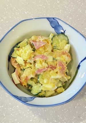 簡単! レンジでポテトサラダ!-レシピのメイン写真