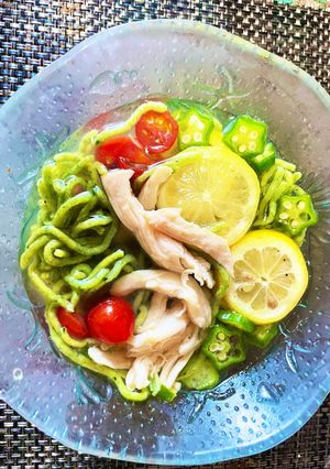 塩レモンほうれん草冷麺-レシピのメイン写真