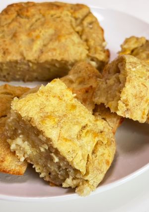 バナナと木綿豆腐のノンオイルケーキ-レシピのメイン写真