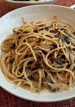 海苔と柚子胡椒のクリームパスタ。-レシピのメイン写真