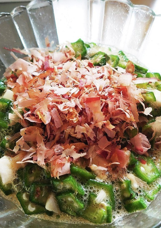 長芋とオクラの梅肉和え-レシピのメイン写真