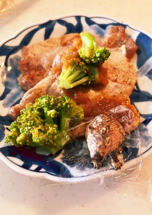 豚薄切り肉のブロッコリーオニオンソース-レシピのメイン写真