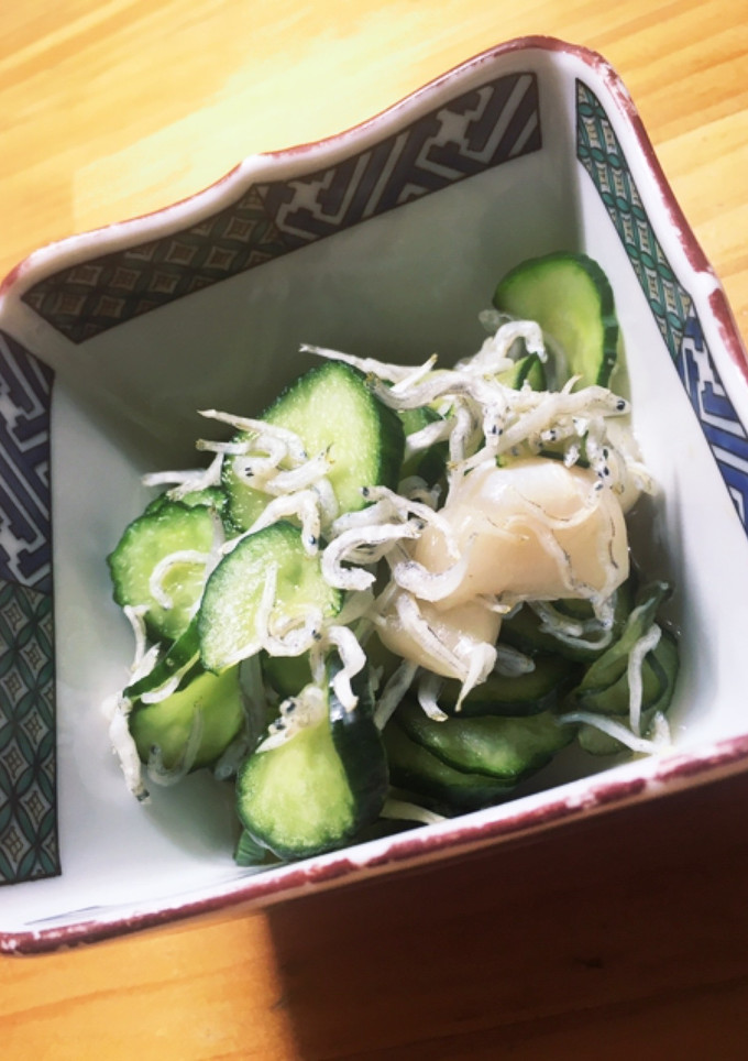 きゅうりとホタテの酢の物-レシピのメイン写真
